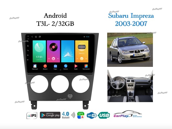 Магнитола штатная Subaru Impreza 2002