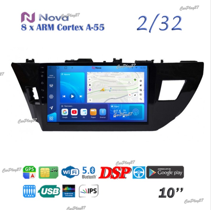 Магнитола штатная Toyota Corolla 2012