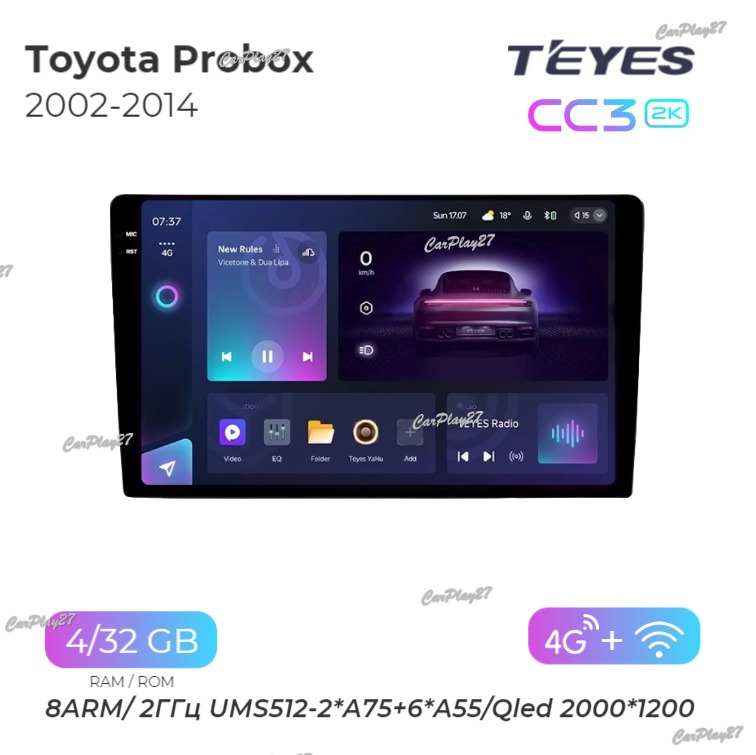 Магнитола штатная Toyota Probox 2002
