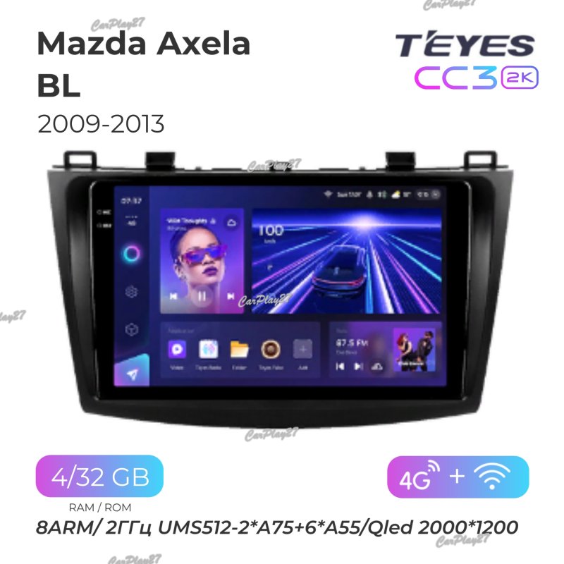 Магнитола штатная Mazda Axela 2009