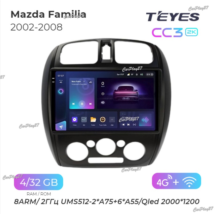 Магнитола штатная Mazda Familia 2002