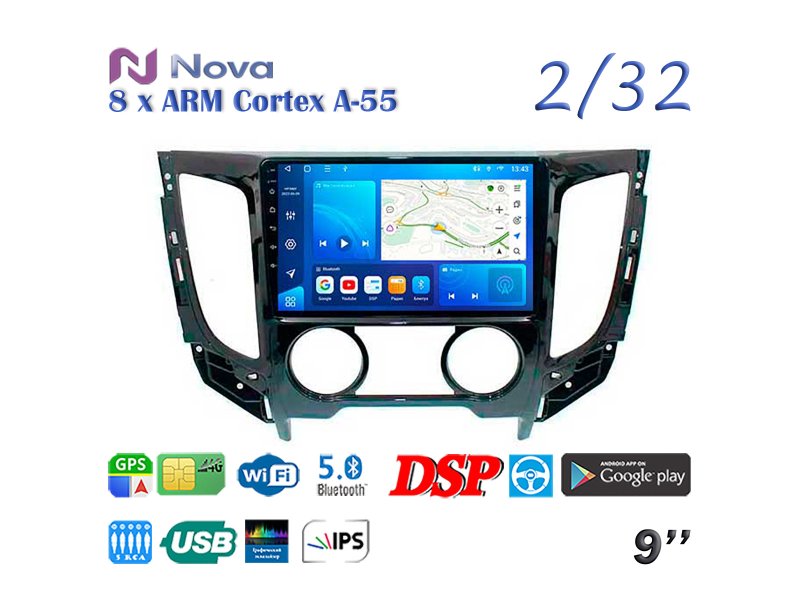 Магнитола штатная Mitsubishi L200 2015