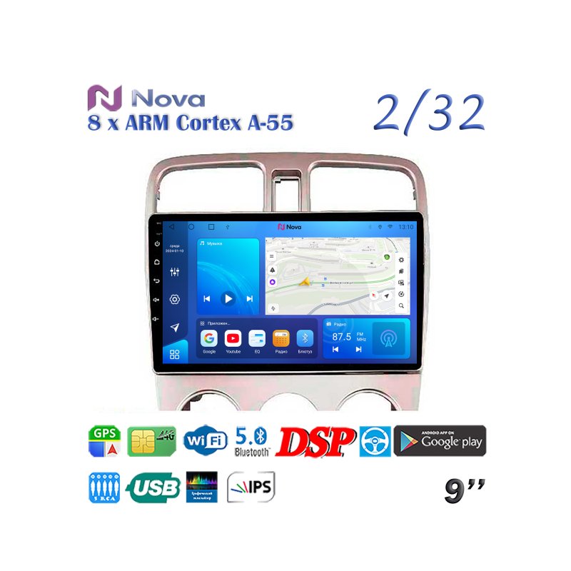 Магнитола штатная Subaru Forester 2002