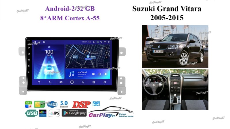 Магнитола штатная Suzuki Grand Vitara 2005