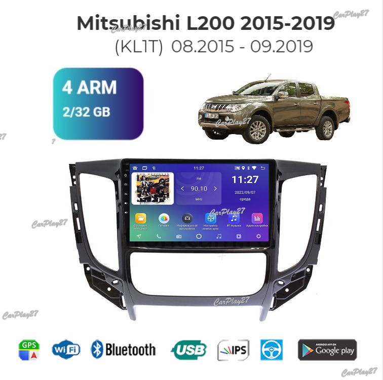 Магнитола штатная Mitsubishi L200 2015