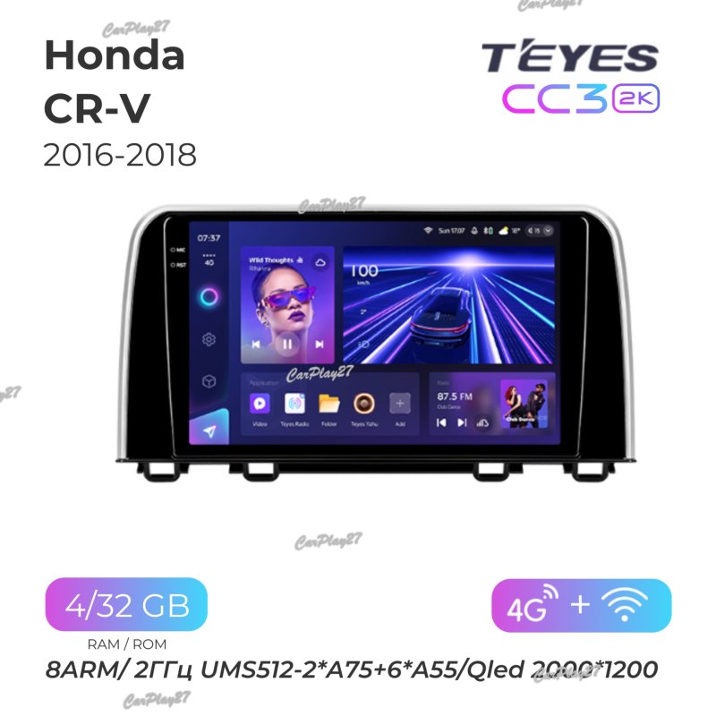 Магнитола штатная Honda CR-V 2016