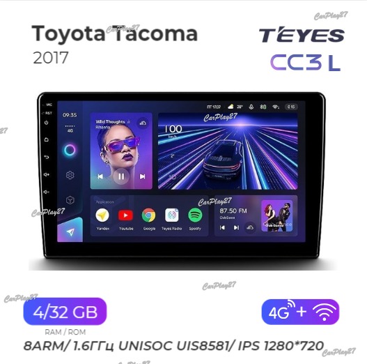 Магнитола штатная Toyota Tacoma 2017