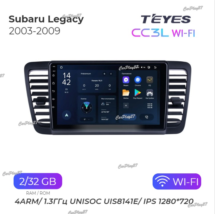 Магнитола штатная Subaru Legacy 2003