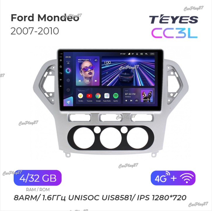 Магнитола штатная Ford Mondeo 2007