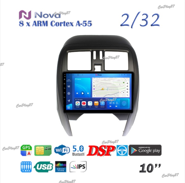 Магнитола штатная Nissan March 2013