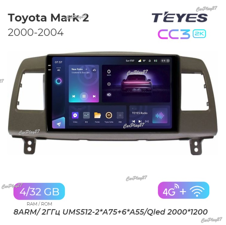 Магнитола штатная Toyota Mark 2 2000