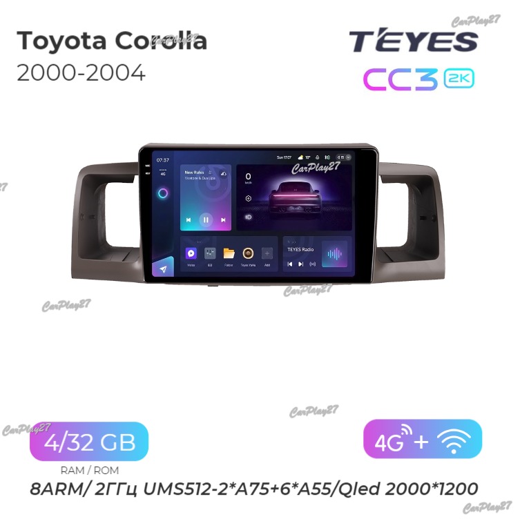 Магнитола штатная Toyota Corolla 2000