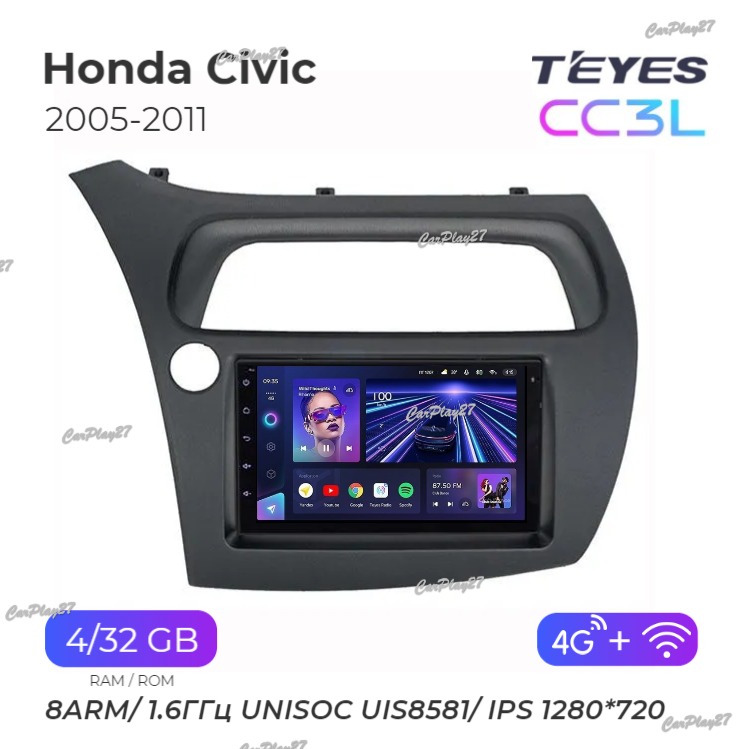 Магнитола штатная Honda Civic 2005