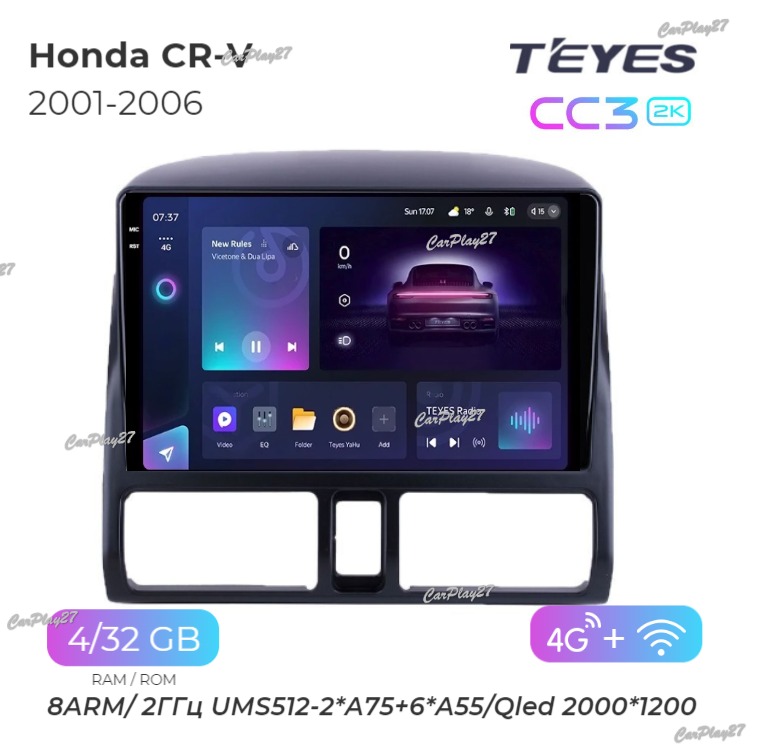 Магнитола штатная Honda CR-V 2001