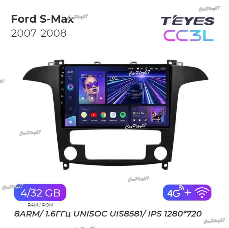 Магнитола штатная Ford S-Max 2007