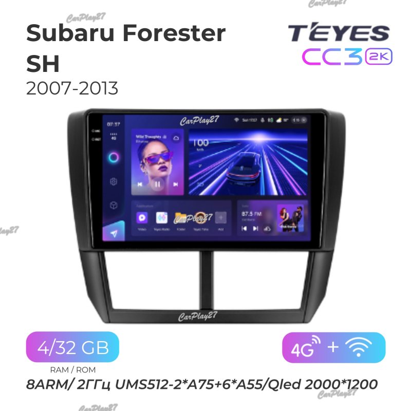 Магнитола штатная Subaru Forester 2007