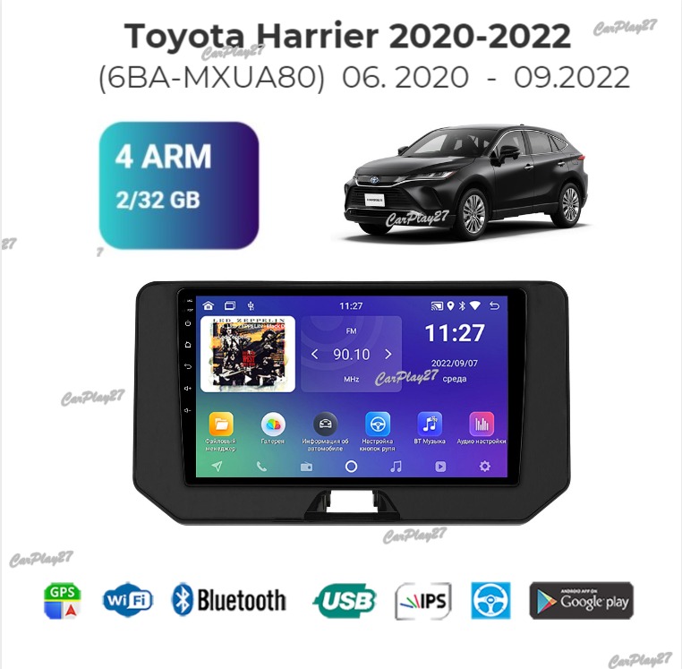 Магнитола штатная Toyota Harrier 2020
