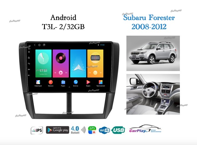 Магнитола штатная Subaru Forester 2007