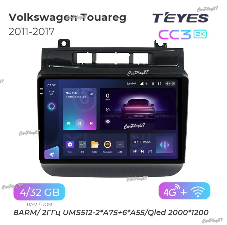 Магнитола штатная Volkswagen Touareg 2011