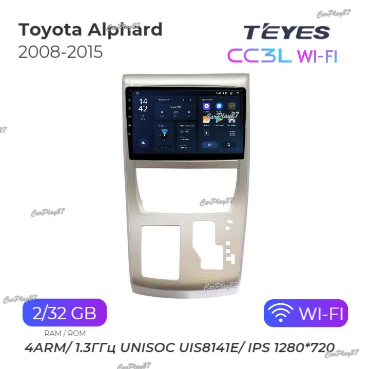 Магнитола штатная Toyota Alphard 2008