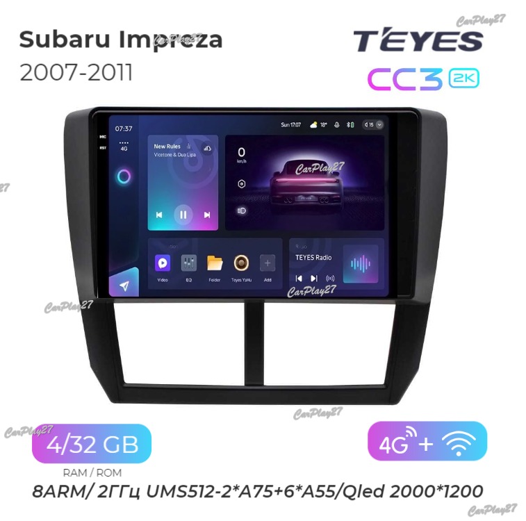 Магнитола штатная Subaru Impreza 2007