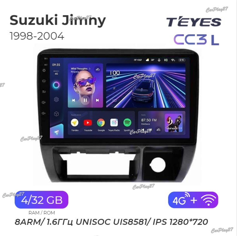 Магнитола штатная Suzuki Jimny 1998