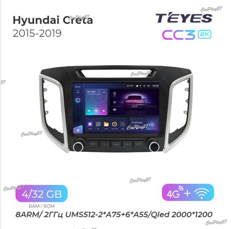 Магнитола штатная Hyundai Creta 2015