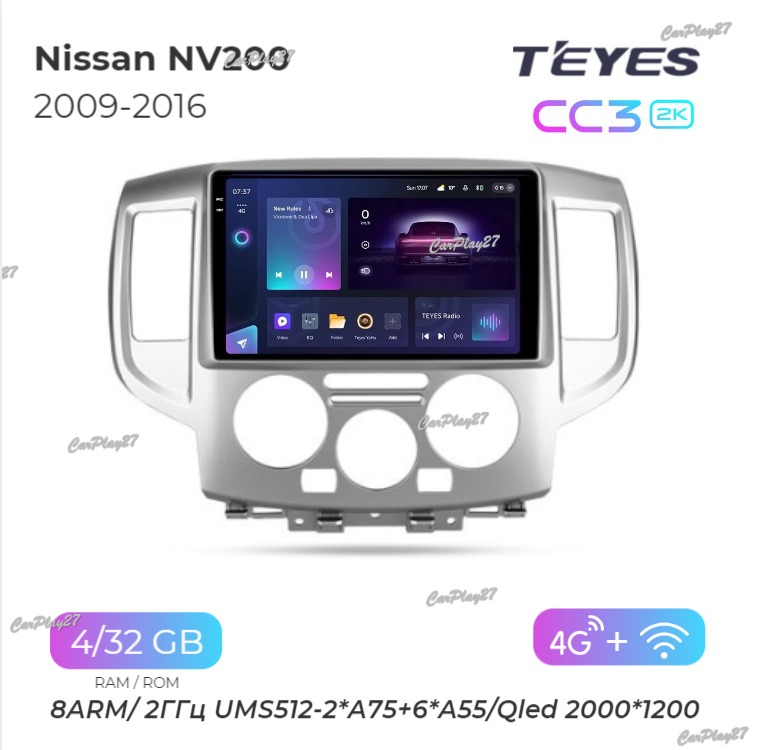 Магнитола штатная Nissan NV200 2009