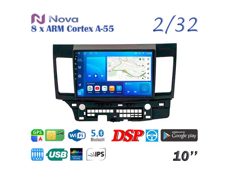 Магнитола штатная Mitsubishi Lancer 2008