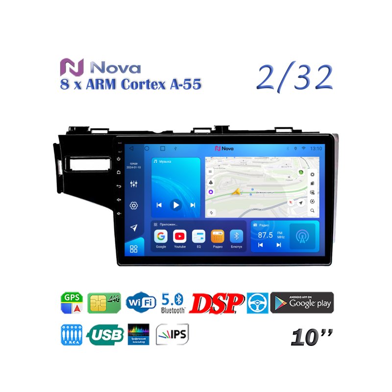 Магнитола штатная Honda Fit 2013