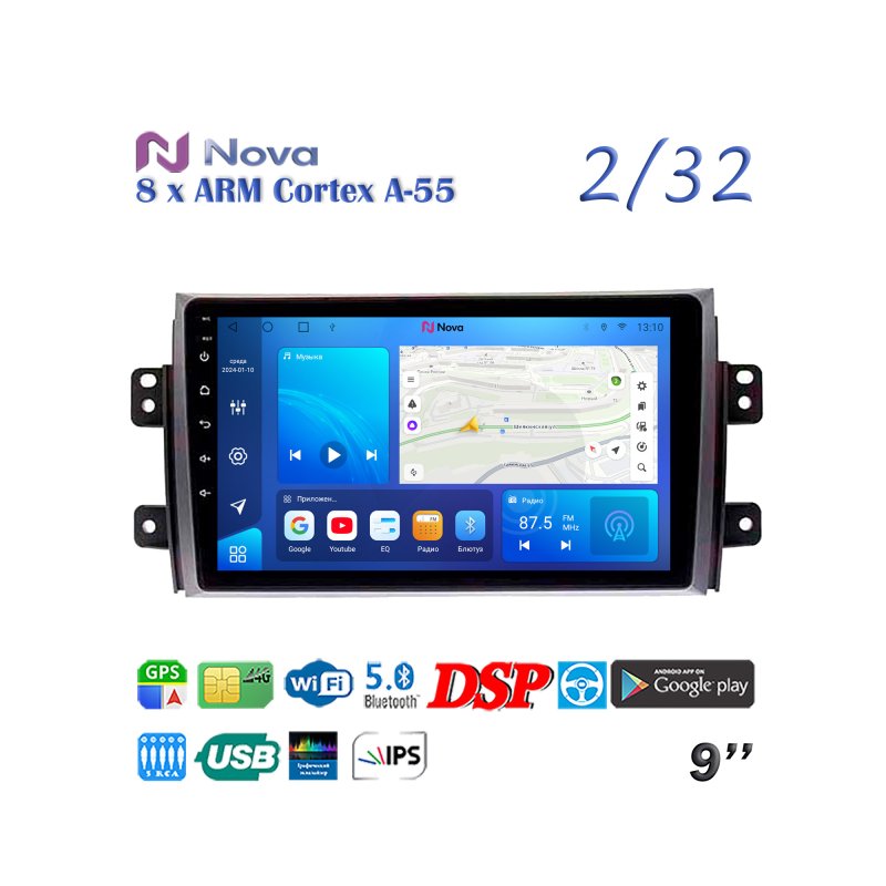 Магнитола штатная Suzuki SX4 2007