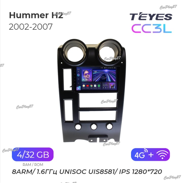 Магнитола штатная Hummer H2 2002