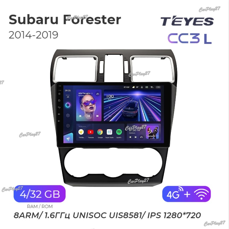 Магнитола штатная Subaru Forester 2014