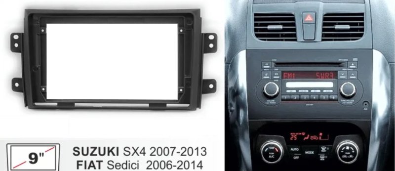 Переходная рамка магнитолы