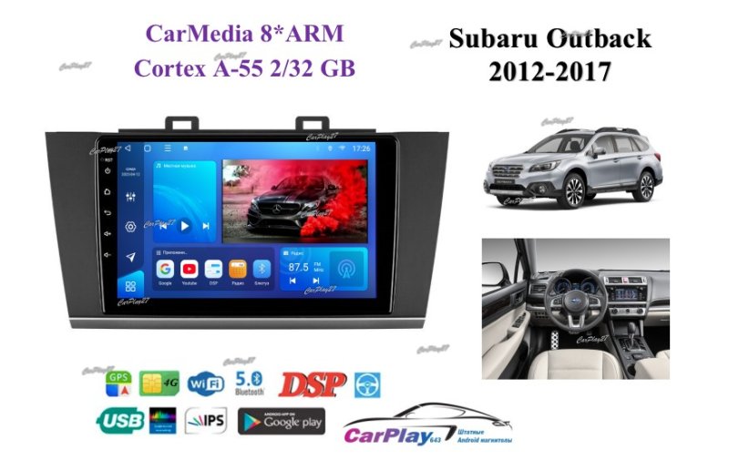 Магнитола штатная Subaru Outback 2012