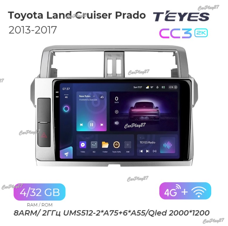 Магнитола штатная Toyota Land Cruiser Prado 150 2013