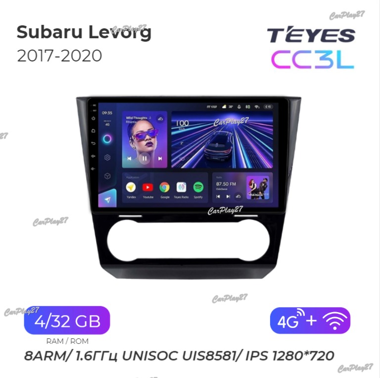 Магнитола штатная Subaru Levorg 2017