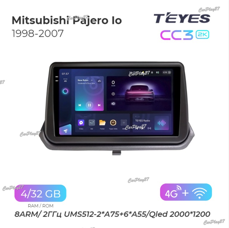Магнитола штатная Mitsubishi Pajero IO 1998