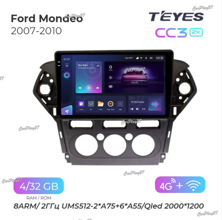 Магнитола штатная Ford Mondeo 2007