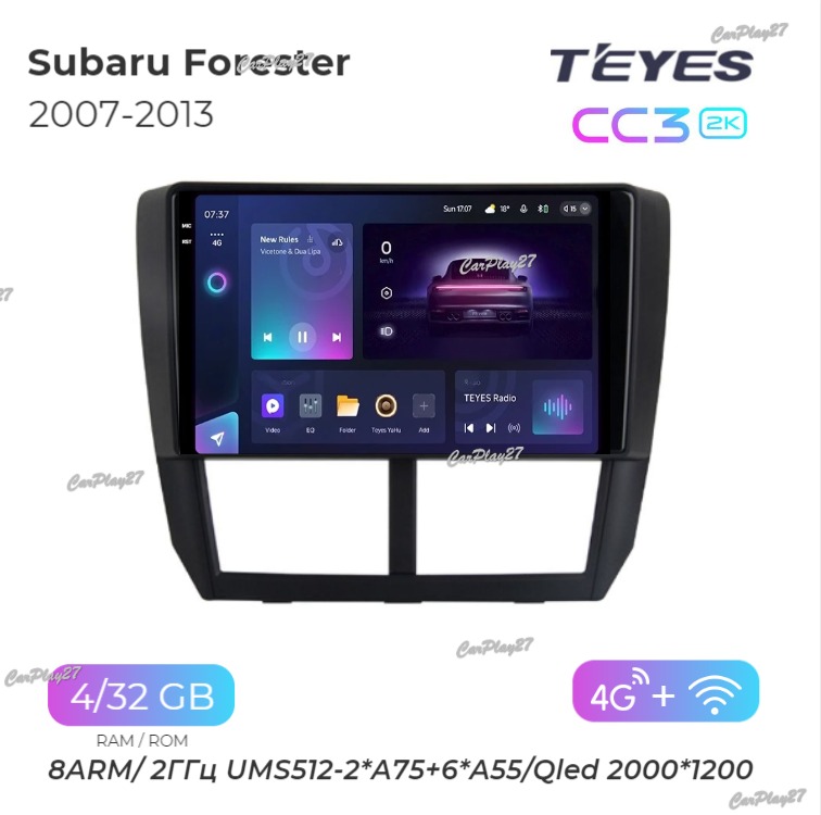 Магнитола штатная Subaru Forester 2007