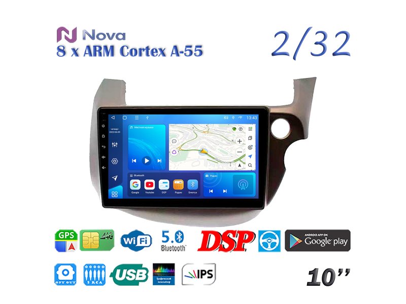 Магнитола штатная Honda Fit 2007