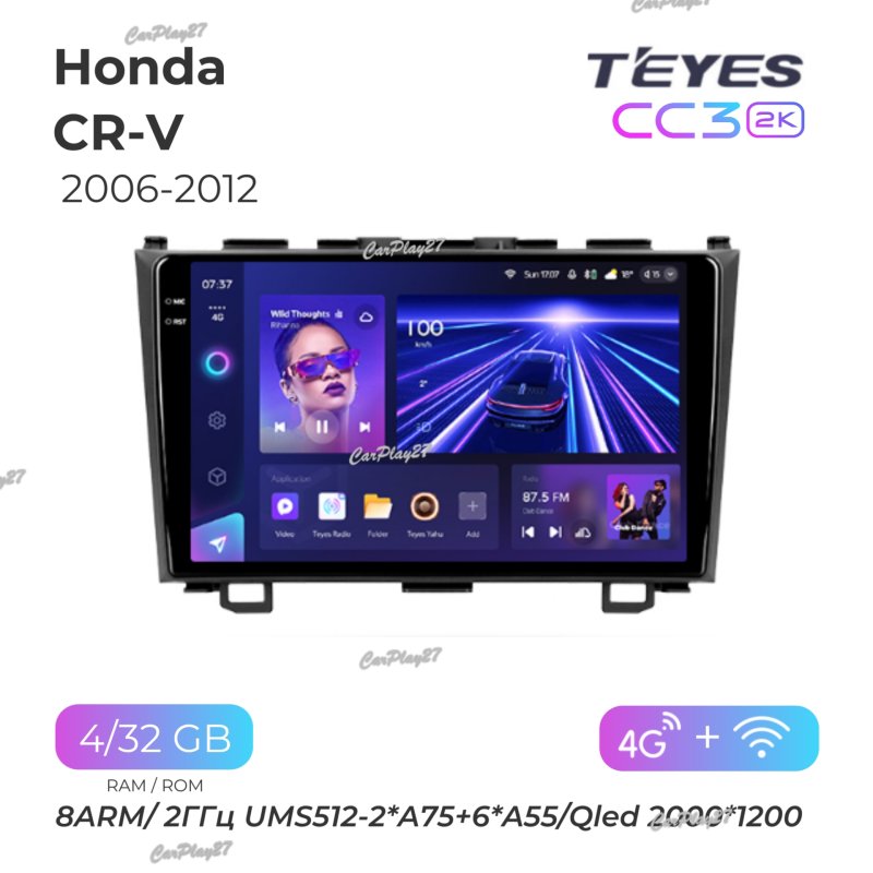 Магнитола штатная Honda CR-V 2006