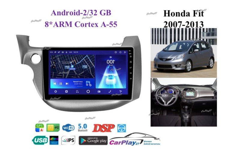 Магнитола штатная Honda Fit 2007