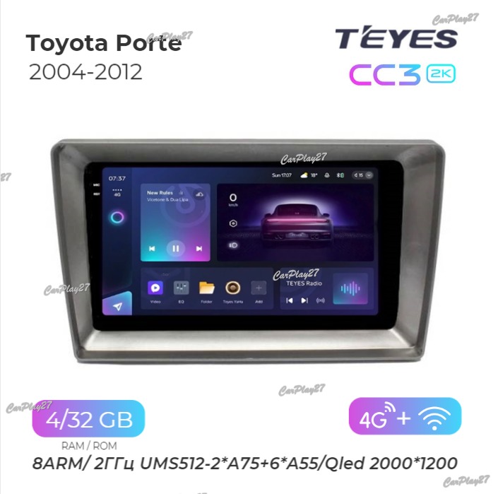 Магнитола штатная Toyota Porte 2004