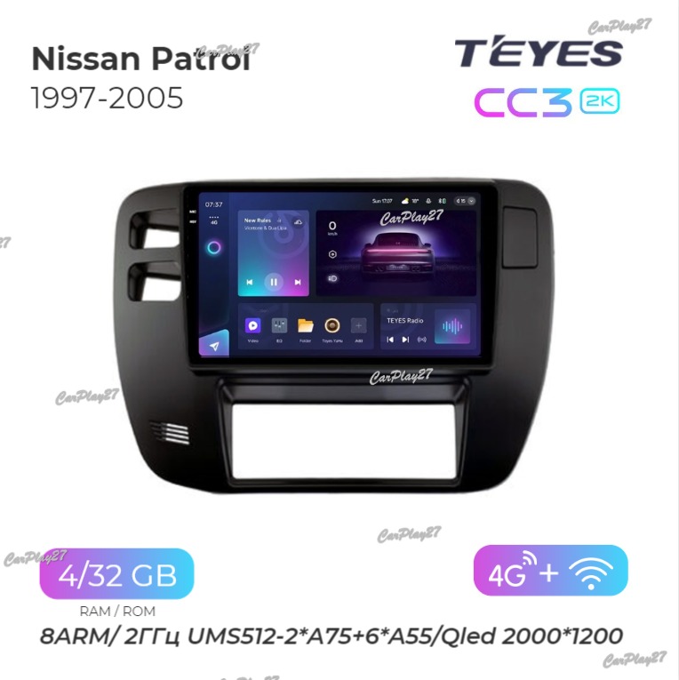 Магнитола штатная Nissan Patrol 1997