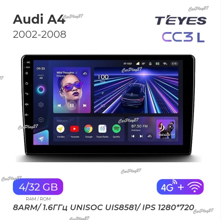 Магнитола штатная Audi A4 2002