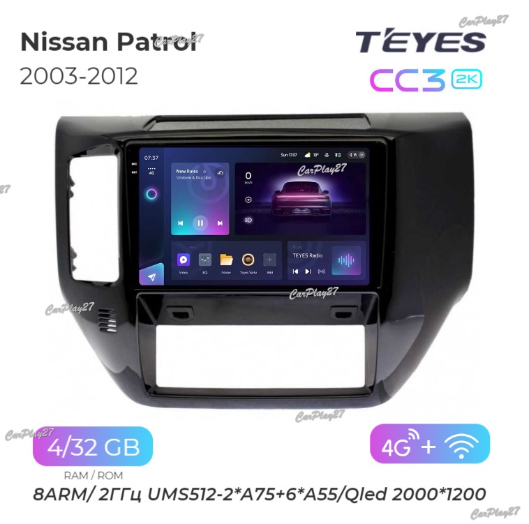 Магнитола штатная Nissan Patrol 2003