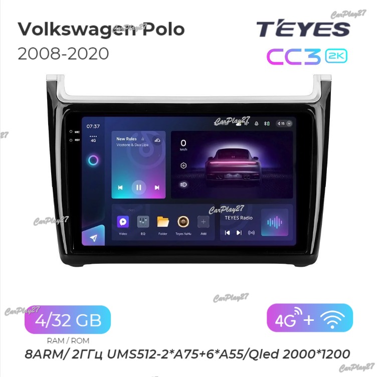 Магнитола штатная Volkswagen Polo 2008