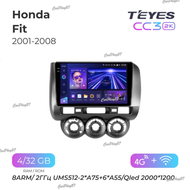 Магнитола штатная Honda Fit 2001