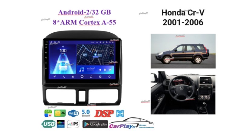 Магнитола штатная Honda CR-V 2001